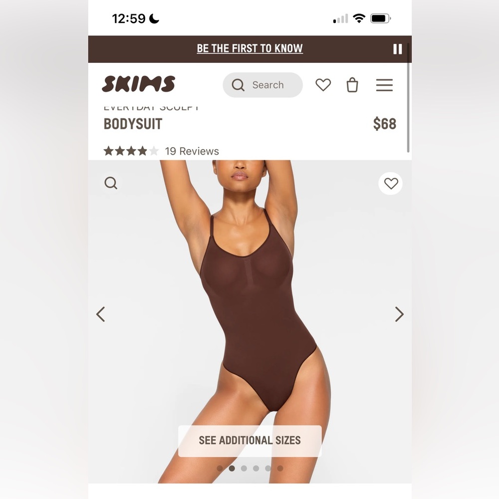 Skims Bodysuit XS